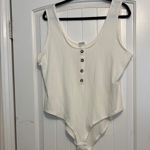 H&M White Bodysuit One Piece